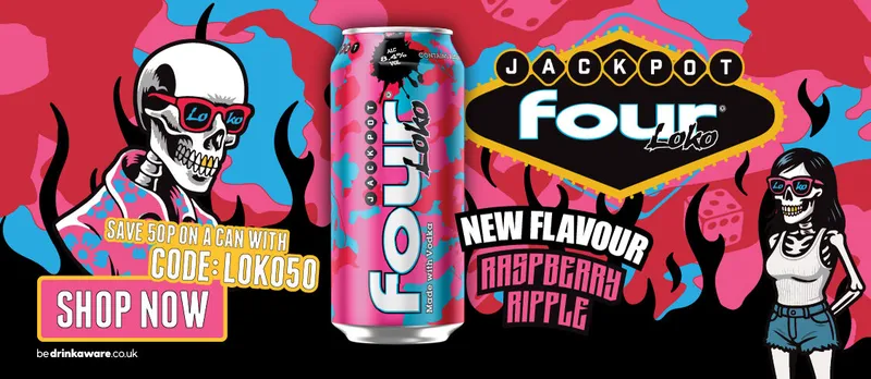 50p off FOUR LOKO