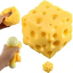 Small Cheese Squishy Toy Each